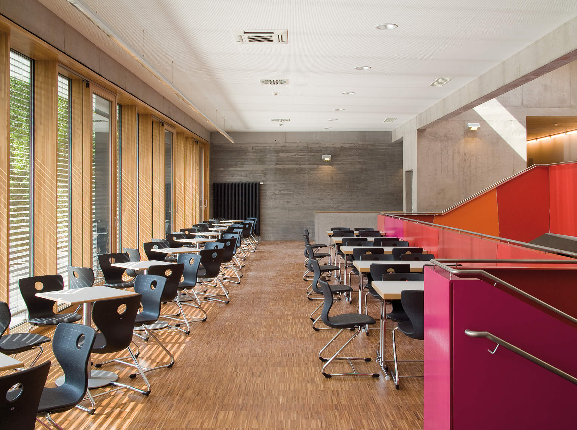 Mensa, Mediothek und Aula Keplergymnasium Tübingen Drei Architekten